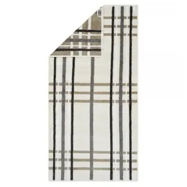 CAWÖ Noblesse Check Handtuch 50 x 100 cm beige