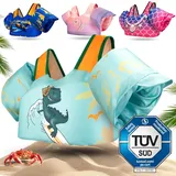 KIDVERSE Schwimmweste Kinder 3-6 Jahre - Geprüfte Qualität - Schwimmweste mit Schwimmflügel für Kinder - Schwimmhilfe für Jungen & Mädchen bis 30kg - Auftriebsweste - Schwimmtraining