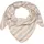 Stylebreaker Dreieckstuch Zick-Zack Webmuster, in Rose-Beige-Grau | Gr.: onesize
