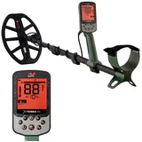 Minelab Metalldetektor Minelab X-Terra Pro – Profi-Technik für Einsteiger & Fortgeschrittene, Umschaltbare Frequenzen: 5, 8, 10 und 15 kHz für mehr Funde grün|schwarz