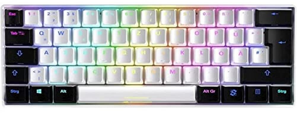 Sharkoon, usb, Skiller SGK50 S4 wh Kailh Brown, Gaming-Tastatur, weiß