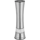 Cole & Mason Burford Elektronische Salz- und Pfeffermühle, verstellbares Mahlwerk, One-Touch-Bedienung, Edelstahl, 180 mm, inklusive 1 x Salz- oder Pfeffermühle zum Würzen