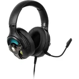 Krüger&Matz Warrior GH-100 PRO Gaming-Headset (Kabelgebunden), Gaming Headset, Schwarz