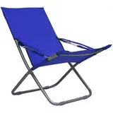 vidaXL Strandstuhl 2er Set Blau