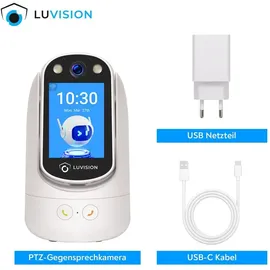 LuVision C20 WLAN PTZ Überwachungskamera Weiß