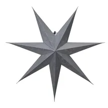 Star Trading Papierstern 75 cm Silber