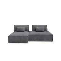Ecksofa modular Lucca ¦ grau ¦ Maße (cm): B: 236 H: 82