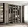 abiks möbel Drehtürenschrank COMO 180 x 245,5 x 50 cm Gold