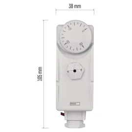 EMOS Anlege-Thermostat mit Fernfühler manuell