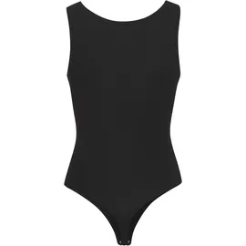 Copenhagen Studios Stringbody COPENHAGEN STUDIOS "mit hochwertiger Logostickerei", Damen, Gr. M (38), N-Gr, schwarz, Feinripp, Obermaterial: 96% Baumwolle, 4% Elasthan, bestickt, unifarben, Basic, bequem, tiefer Rundhals, Bodys Stringbody, aus gerippter Bio-Baumwollqualität