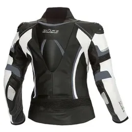 BÜSE Mille Damen Motorrad Lederjacke schwarz-weiss, Größe 36