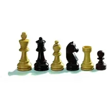 Philos Schachfiguren Barbarossa, Königshöhe 90 mm, gewichtet, in Holzbox