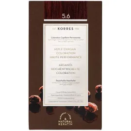 Korres Arganöl Haarcoloration 5.6 red light brownt 145 ml