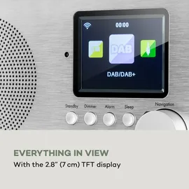 Auna Silver Star Mini Two Internet silber