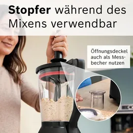 Bosch Mix-Aufsatz MUZS6MX schwarz, transparent