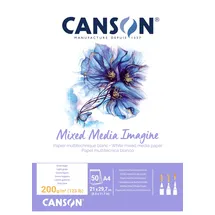 Canson Skizzenblock Imagine 1 Block 200 g Weiß