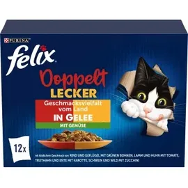 felix® Doppelt lecker vom Land mit Gemüse in Gelee 12 x 85 g