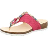 THINK! Think JULIA chromfrei gegerbte nachhaltige Pantolette, FUXIA/KOMBI 5040