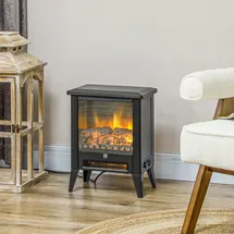 Homcom Standkamin schwarz