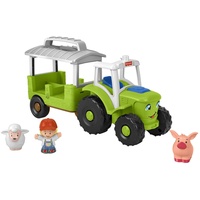 Fisher-Price HJN44 People Traktor Spielzeug mit Figuren & Zubehör, Mehrfarbig