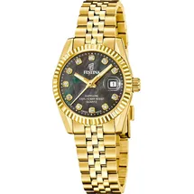 Festina F20089/3 Quarz Goldfarben/Perlmutt 29 mm