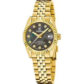 Festina F20089/3 Quarz Goldfarben/Perlmutt 29 mm