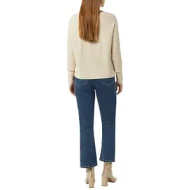 Comma, Longpullover Strickpullover Beige 40