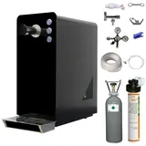 bietal® Tafelwasserzapfanlage Sprudelwassergerät BieTal® BT-15 SET schwarz mit Filter