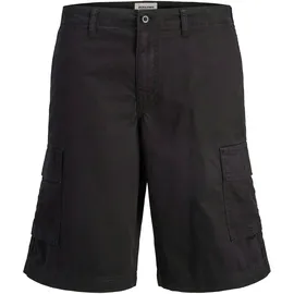 JACK & JONES Shorts mit Cargotaschen Modell 'COLE MATTY Black, S