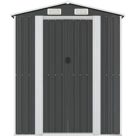vidaXL Geräteschuppen 1,92 x 6,06 x 2,23 m anthrazit