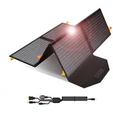 Solarpanel 60W,Solar Ladegeräte Tragbare QC3.0 USB-A PD3.0 USB-C Ausgang faltbar IP65 wasserdicht Strom Notfall Camping für kleine Kraftwerke Generator Laptops Tablets