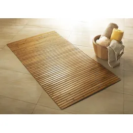 KLEINE WOLKE Badteppich Braun 60 x 115 cm