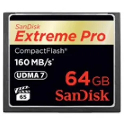SanDisk Extreme Flash-Speicherkarte 64 GB CompactFlash 160 MB/s Lesen 150 Schreiben