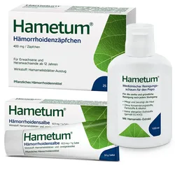 HAMETUM HAEMORRHOIDEN SALBE+ZÄPFCHEN+REINIGUNG 1 St