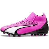 Puma Ultra Pro MG Soccer Shoes, Poison Pink-Puma White-Puma Black, 40 EU