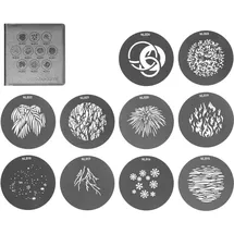 Nanlite Gobo-Set 2 AS-GB-B-SET2 mit 10 Gobos Größe B für KAI3840 und KAI3841