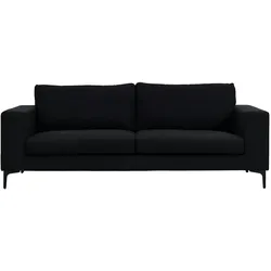Bolero Sofa 3 Personen schwarz.