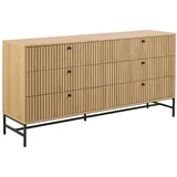 Actona Albany 6 Schubladen Eiche / Braun