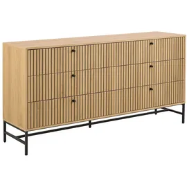 Actona Albany 6 Schubladen Eiche / Braun