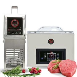 Vakuum Kammer Maschine - SAMMIC SE-204 + Sous Vide Garer SmartVide 5 mit Bluetooth