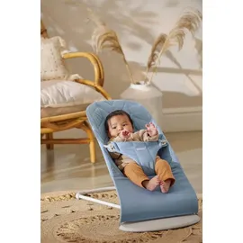 BabyBjörn Babywippe Bliss Gewebt, Blütenblatt-Steppung, Blau