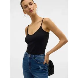 Vero Moda Damen, Top VMMAXI My Soft V Singlet NOOS, Gr. L, schwarz, - L
