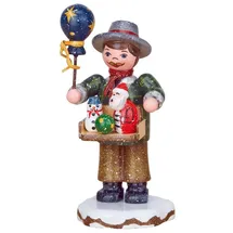 Hubrig Volkskunst GmbH Winterkind Spielwarenhändler 8 cm braun/bunt/grün