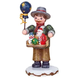 Hubrig Volkskunst GmbH Winterkind Spielwarenhändler 8 cm braun/bunt/grün