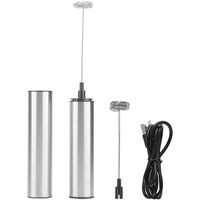 Haushalt Elektrische lebensmittelqualität Edelstahl Wiederaufladbare Milchaufschäumer Küchenmixer Küchenutensilien mit USB-Anschluss
