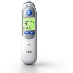 Braun IRT6525, Kontakt-Thermometer, Weiß, Ohr, Tasten, °C, Körpertemperatur