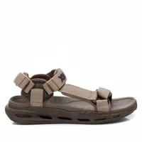 XTI - Sandalen Herren Taupe - Bequeme und vielseitige Schuhe - Casual Mode - Modell 14410501 (Größe 40) - 40 EU