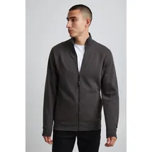 11 Project Sweatjacke PRSibelius Sweatjacke mit hochschließendem Kragen grau S