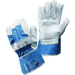 Lederhandschuh Steeler, blau, Größe 9 - blau - 9
