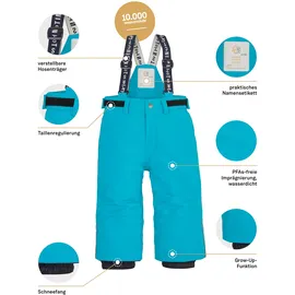 KILLTEC FIRST INSTINCT by killtec Kinder Latzhose FISW 33 MNS SKI PNTS, Größe 86/92 in grün dunkelmint,